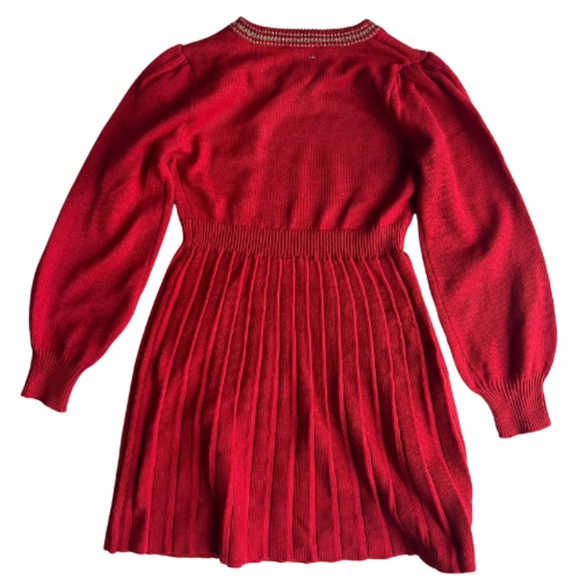 GUESS Kids Girls Red Sweater Dress - Girls Size M (10/12) - Picture 3 of 3